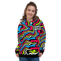 Cough Club Leaf NeonPrime Unisex Hoodie