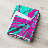 Cough Club Flamingo  Leaf Throw