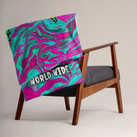 Cough Club Flamingo  Leaf Throw