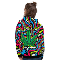 Cough Club Leaf NeonPrime Unisex Hoodie