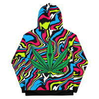 Cough Club Leaf NeonPrime Unisex Hoodie