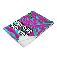 Cough Club Flamingo  Leaf Throw
