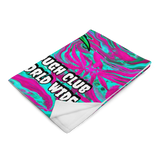 Cough Club Flamingo  Leaf Throw