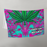 Cough Club Flamingo  Leaf Throw