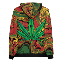 Cough Club Leaf Rasta Unisex Hoodie