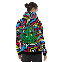 Cough Club Leaf NeonPrime Unisex Hoodie