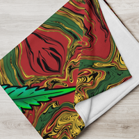 Cough Club Leaf Rasta Throw