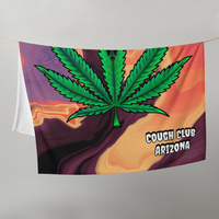 Cough Club Leaf AZ Sunset Throw