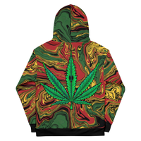 Cough Club Leaf Rasta Unisex Hoodie