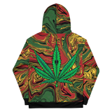 Cough Club Leaf Rasta Unisex Hoodie